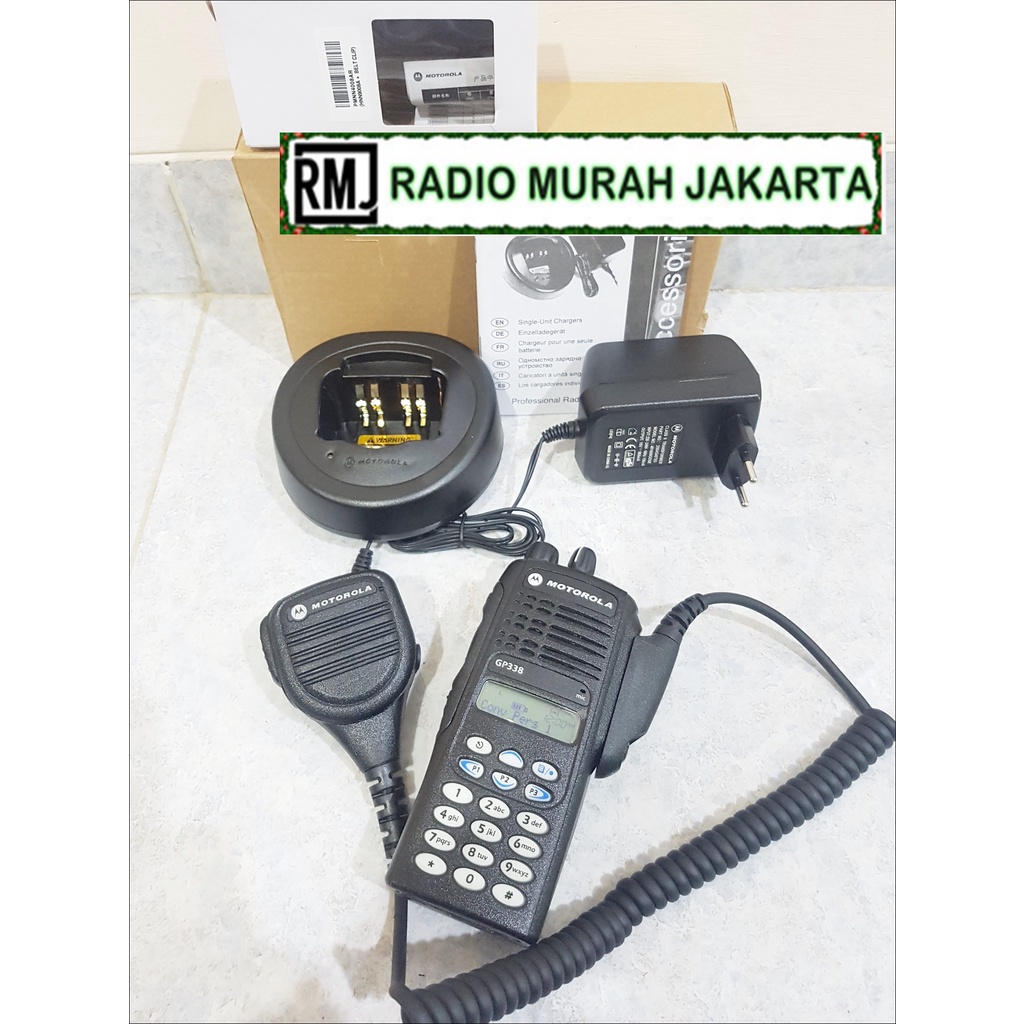 HT MOTOROLA GP 338 VHF SECOND FREE EXTRAMIC GP 338 VHF