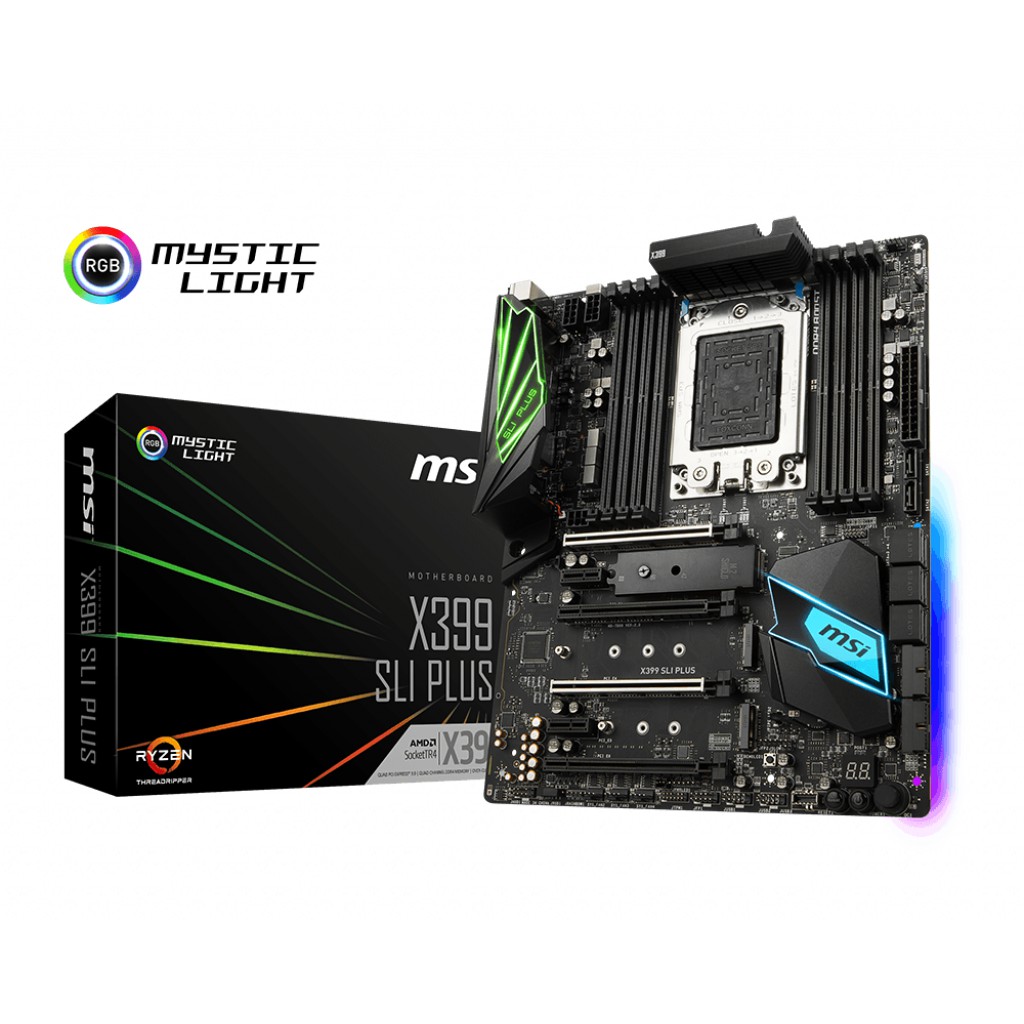 MOTHERBOARD AMD MSI X399 SLI PLUS TR4