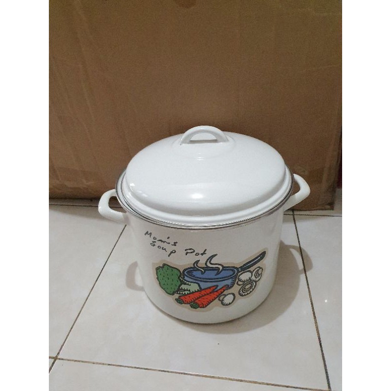 Panci Enamel Sup Besar