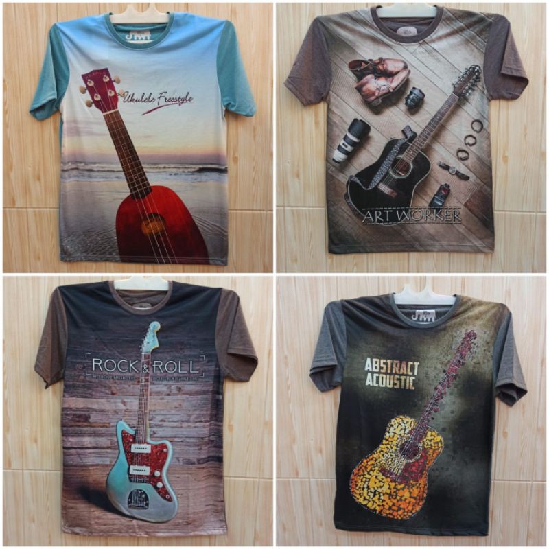 KAOS TSHIRT GITAR GUITAR DISTRO PREMIUM