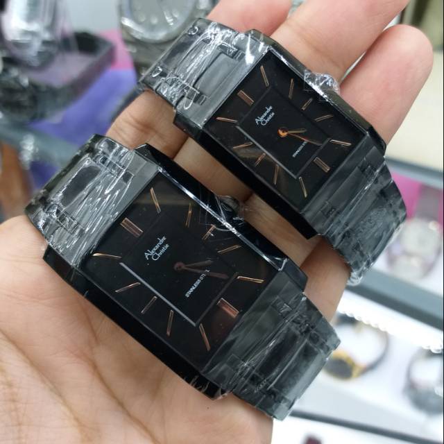 Jam Tangan Alexandre Christie AC 8606 MH/LH full black