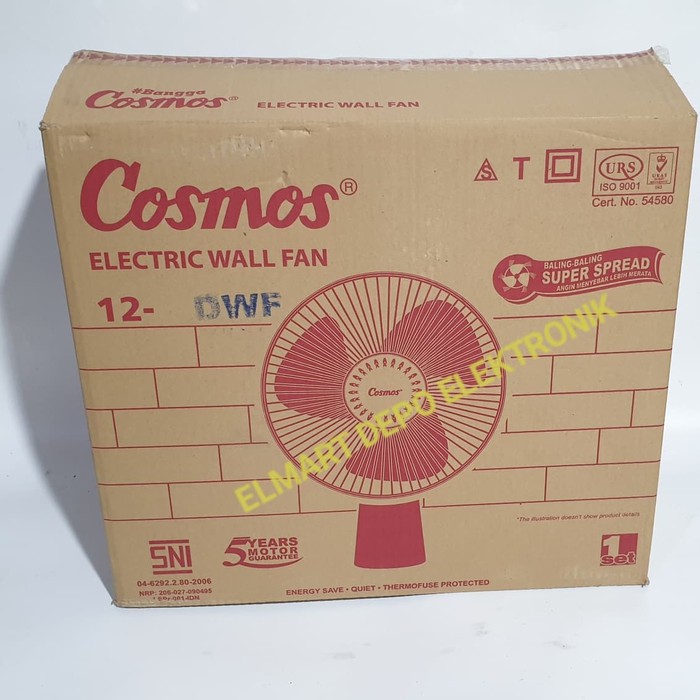 COSMOS 12DWF 12 inch kipas angin dinding tembok  / wall fan 12&quot; 12 DWF