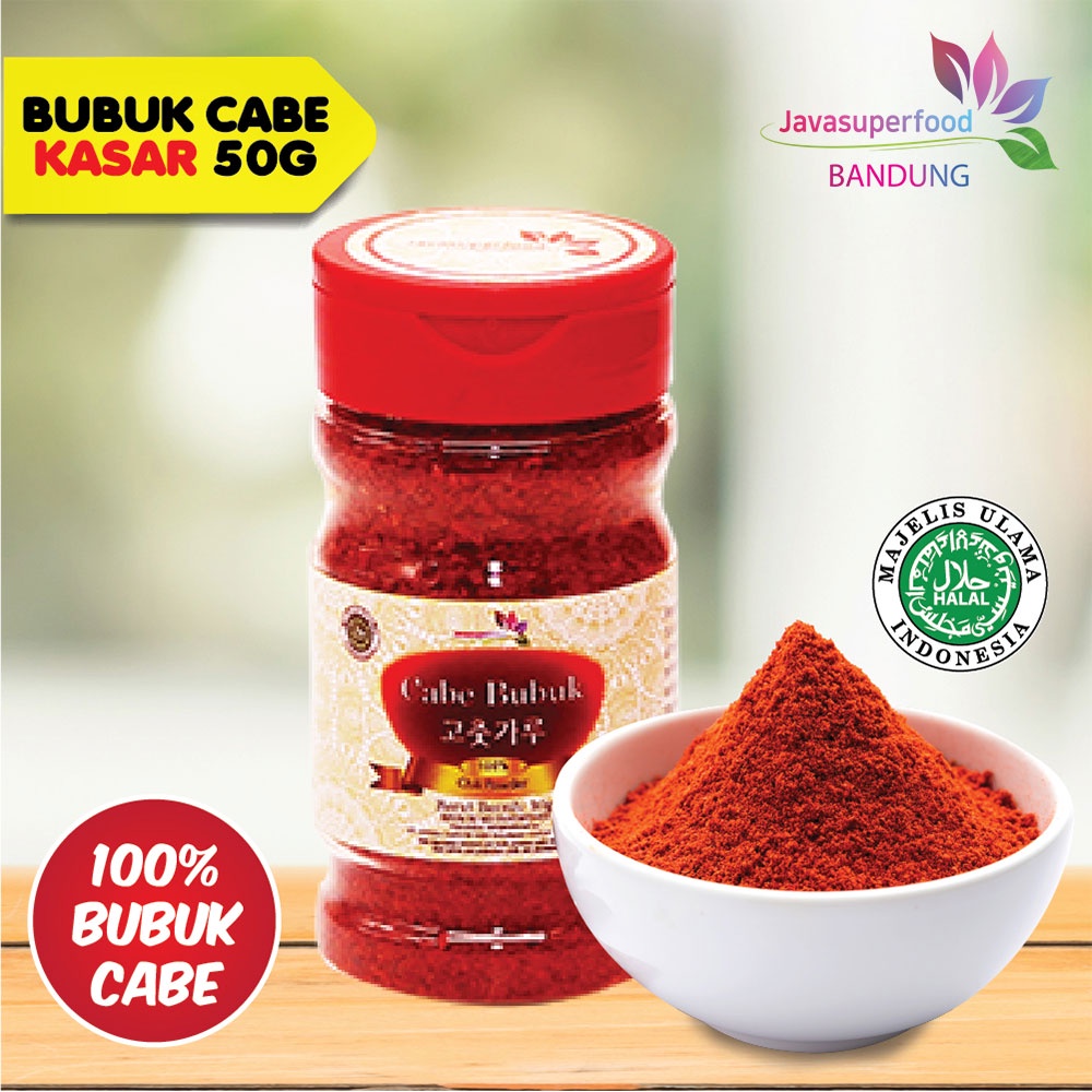 BUBUK CABE / CHILI POWDER KOREA BOTOL 50 GRAM KASAR