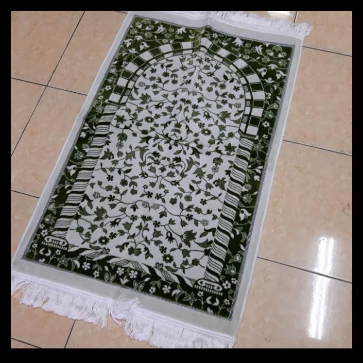 TERLARIS SAJADAH TURKI RAUDAH LEMBUT DAN TEBAL 