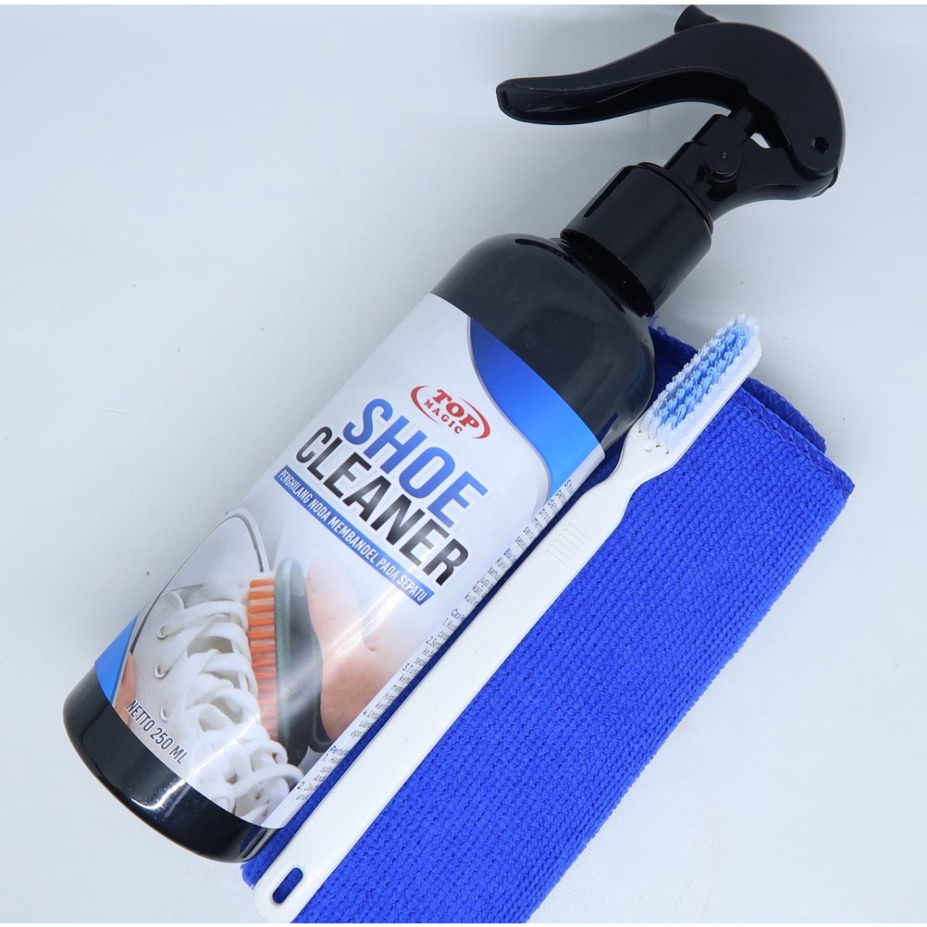 Pembersih Sepatu Putih Alat Cairan Pembersih Sepatu All Warna Shoe Care kit Top Shoe Cleaner 250ml