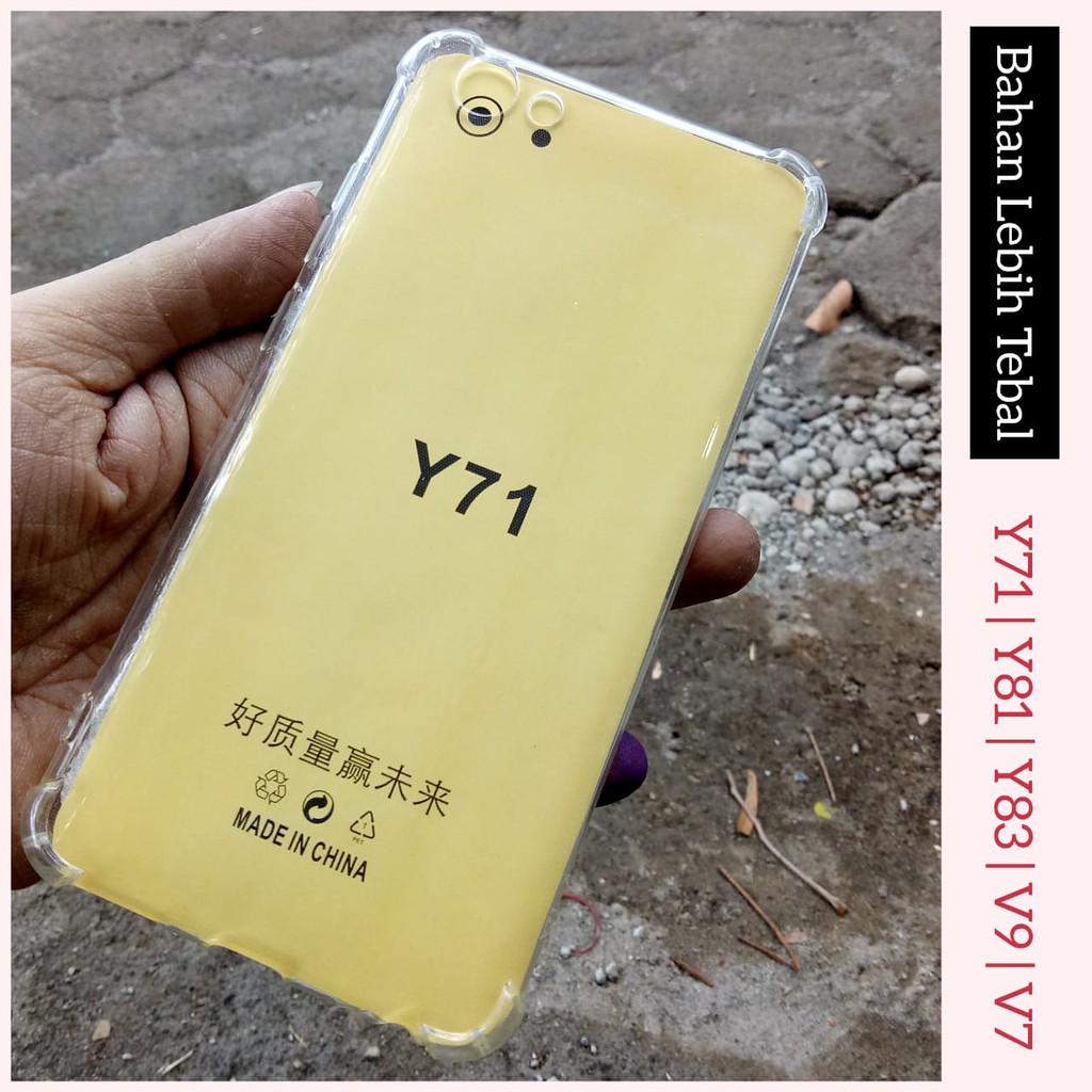 Case Anticrack Vivo Y71 Y81 Y83 V7 V9 Bahan Soft Lebih