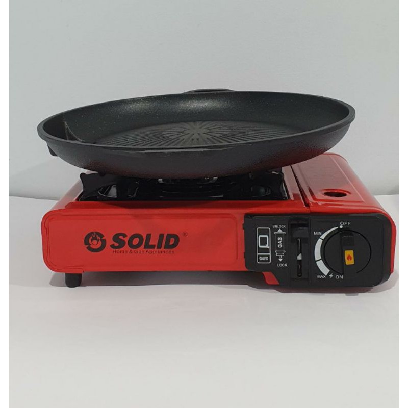 Korean BBQ SOLID SL 3401 FP ROUND GRILL PAN. PEMANGGANG DIECASTING