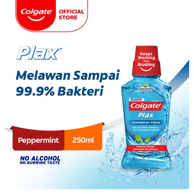 colgate obat kumur plax papermint 250ml