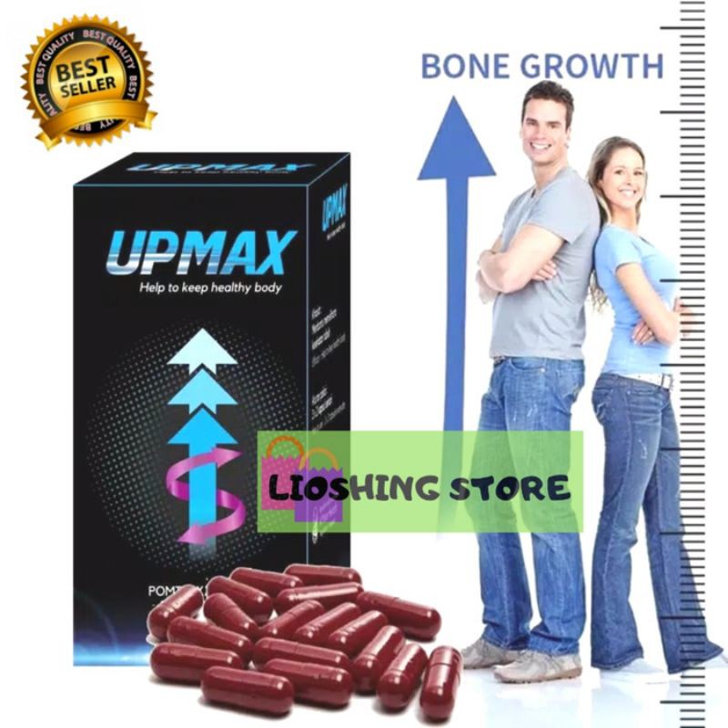 Peninggi Badan Ampuh BEST Seller UPMAX sudah BPOM AMAN 100% ORIGINAL