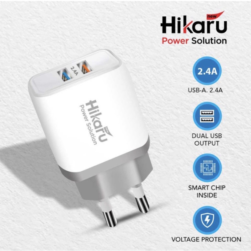 HIKARU TRAVEL POWER DUAL USB HKHC4S-ORIGINAL