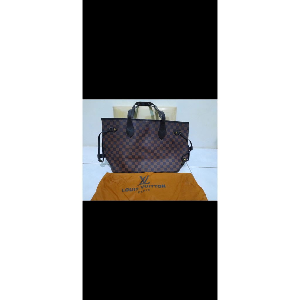 PRELOVED L*V Bag, tas lv* damier