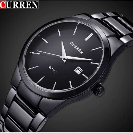 COD Jam Tangan Pria / Curren / 8106 Date / Jam Tangan Stainless Steel Curren Original