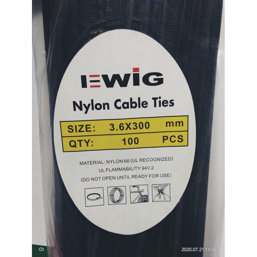 [DEV-9137] KABEL TIES 3.6X30CM HITAM