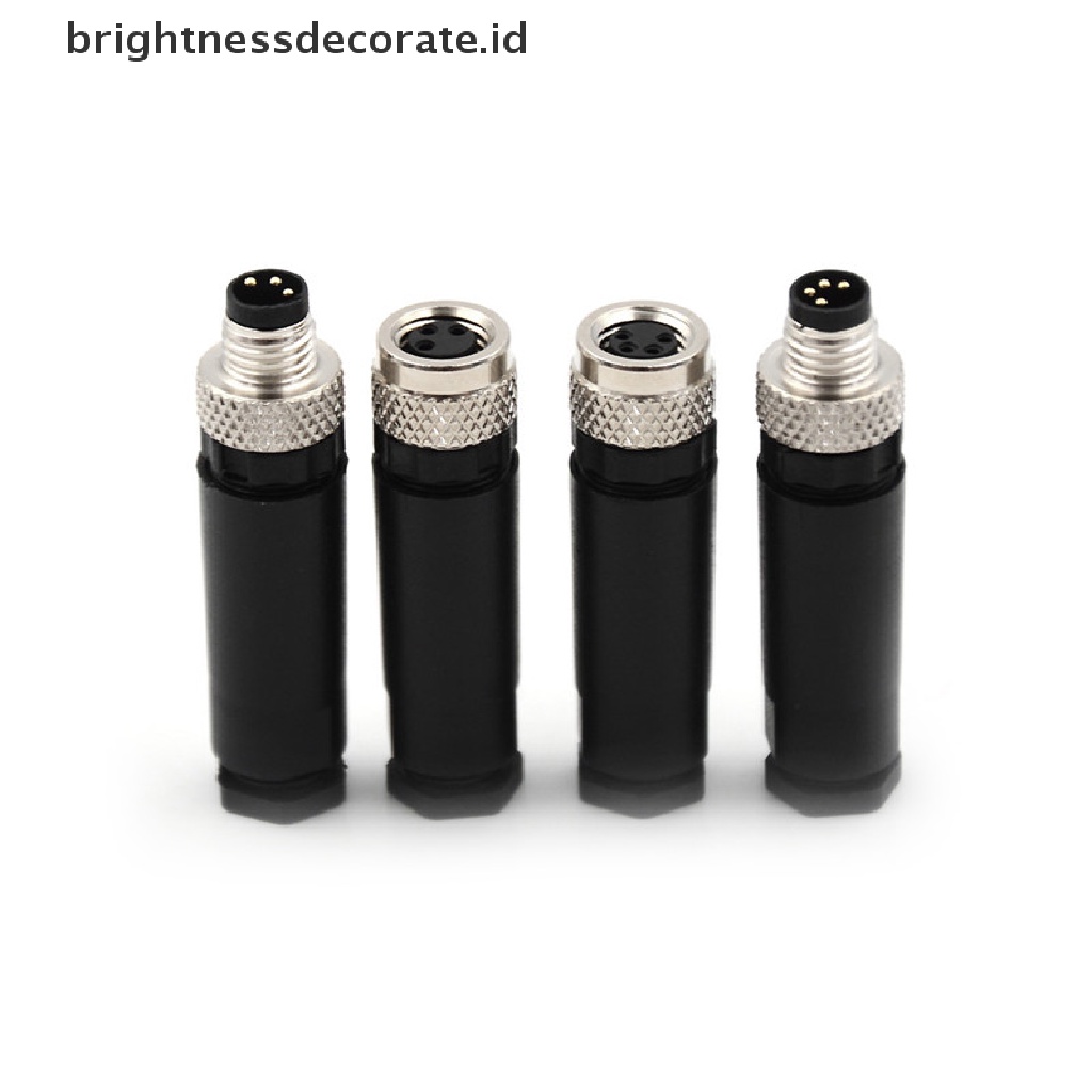 Konektor Sensor Birth M8 Male Female Screw Threaded Plug Coupling 3 4 Pin A