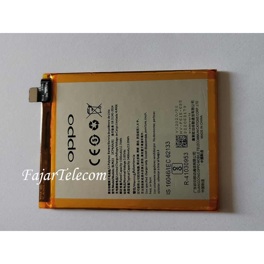 Baterai Oneplus 3T Battery Model BLP633 Original