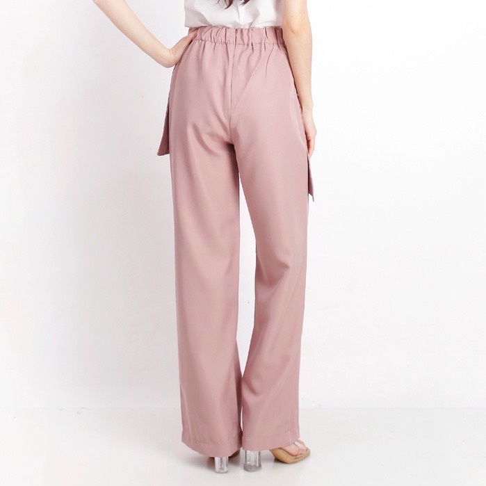 BESS PALAZO POCKET PANTS