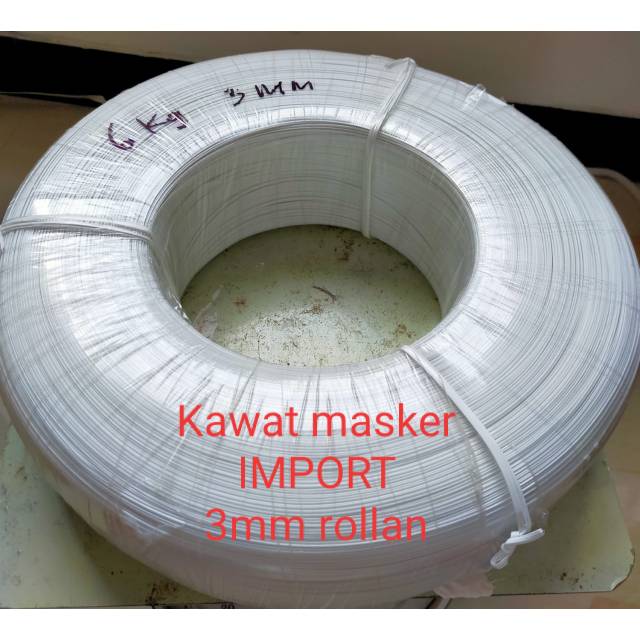 Kawat masker / nose wire 3mm import (last stock)