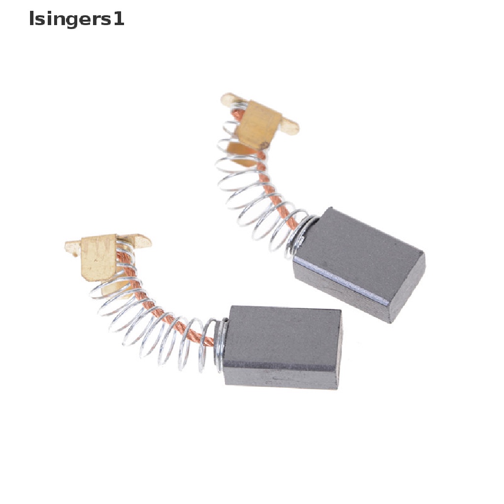 (lsingers1) 2pcs / Set Brush Karbon Pengganti 15x10 X 6mm Untuk Motor Elektrik