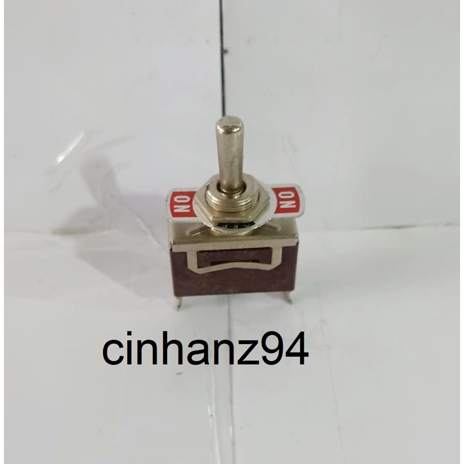 Switch Toggle On Off-On 3 Pin Toggle On Off on 3 Pin Merah
