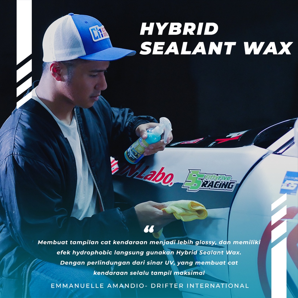 Chapter One Hybrid Sealant Wax 250 ml Pengkilap Mobil dan Motor - Semi Nano Coating Mobil &amp; Motor