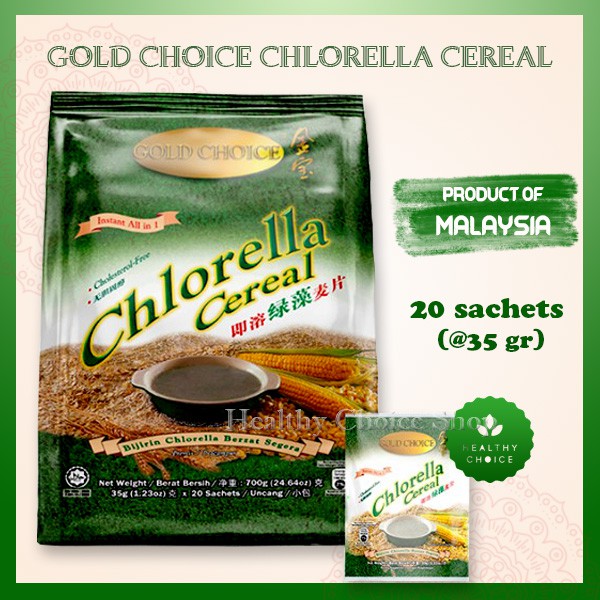 

GOLD CHOICE CHLORELLA CEREAL ISI 20 IMPORT MALAYSIA