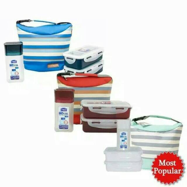 Lock n lock Lunch Box Stripe 3pcs