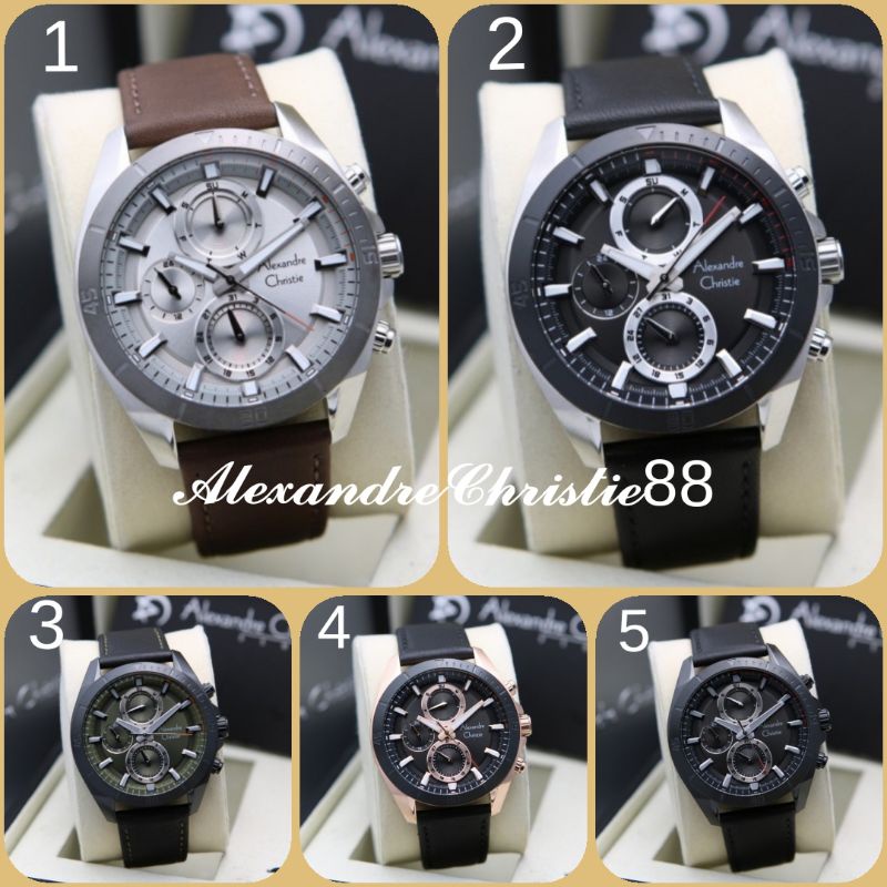 Jam Tangan Pria Alexandre Christie 6581MF AC6581 AC 6581 | Original