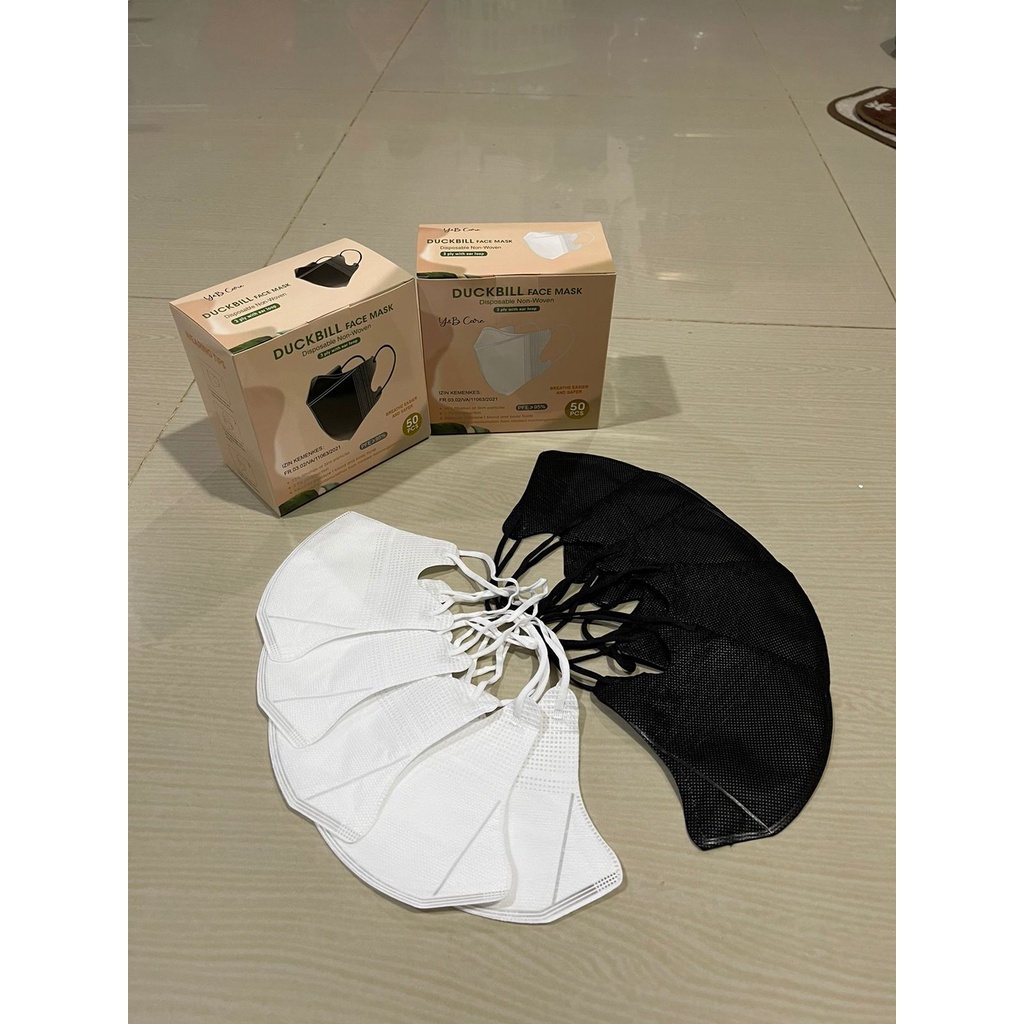 masker murah / masker face mask duckbill / masker duckbill / masker model shumu / masker model sensi 50pcs