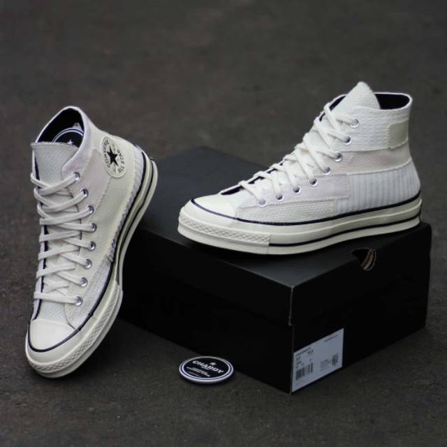 converse patchwork white