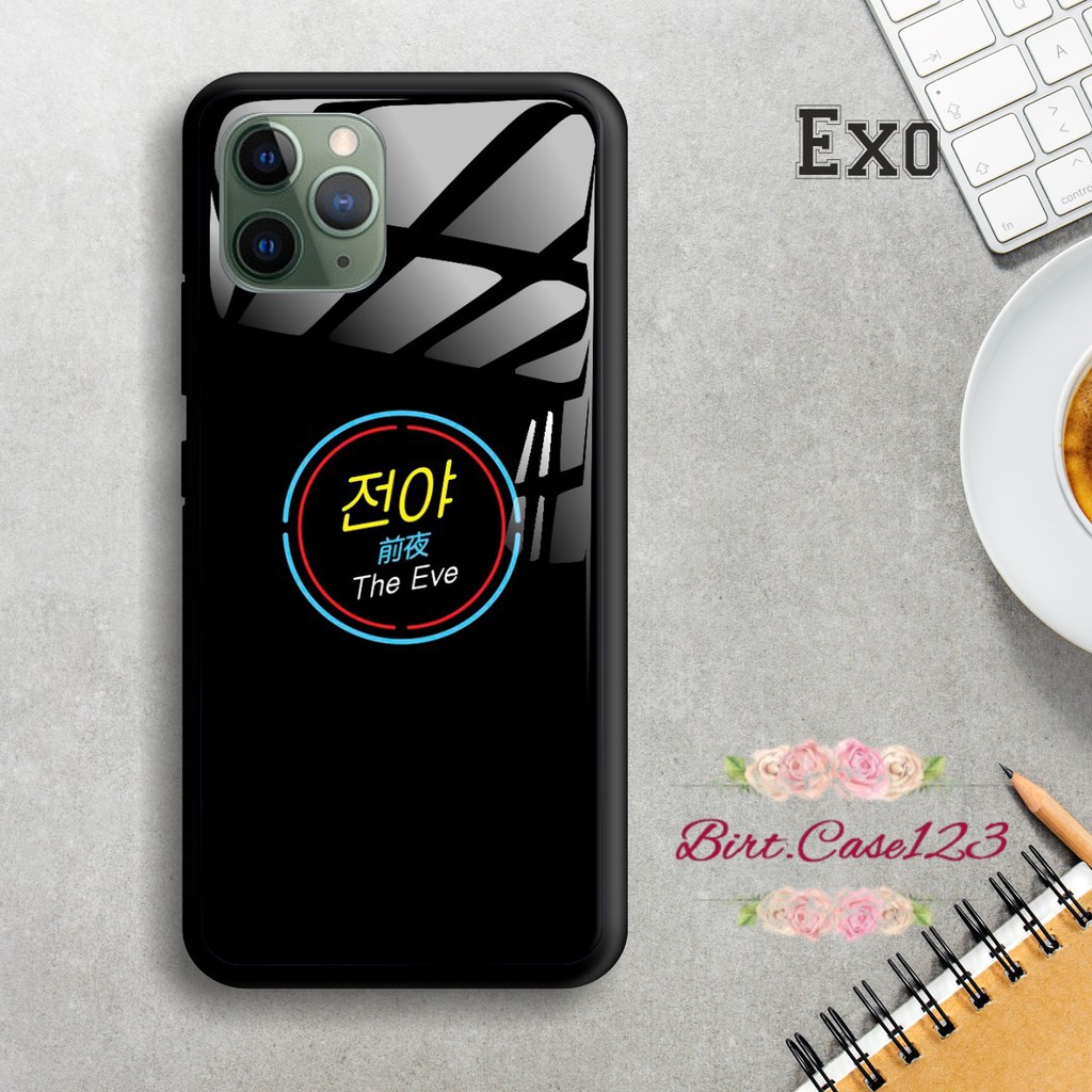 Back case glass EXO Oppo A3s A1k A5 A9 2020 A7 F9 A5s A31 A52 a53 A92 A37 A57 A59 A71 A83 BC1396