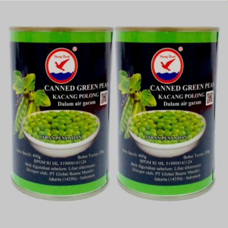 

kacang polong kaleng 400 gr/green peas 400 gr/su herring brand