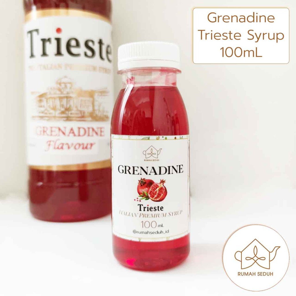 

100 mL Grenadine Trieste Syrup - Sirup Delima Trieste Mini Size