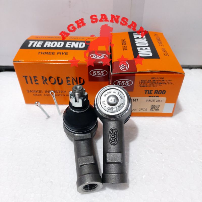 TIE ROD END SET KIRI KANAN ISUZU PANTHER 2.3 2.5 555 ORIGINAL JAPAN