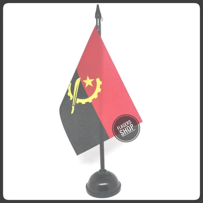 

Bendera Meja Angola + Tiang Kayu