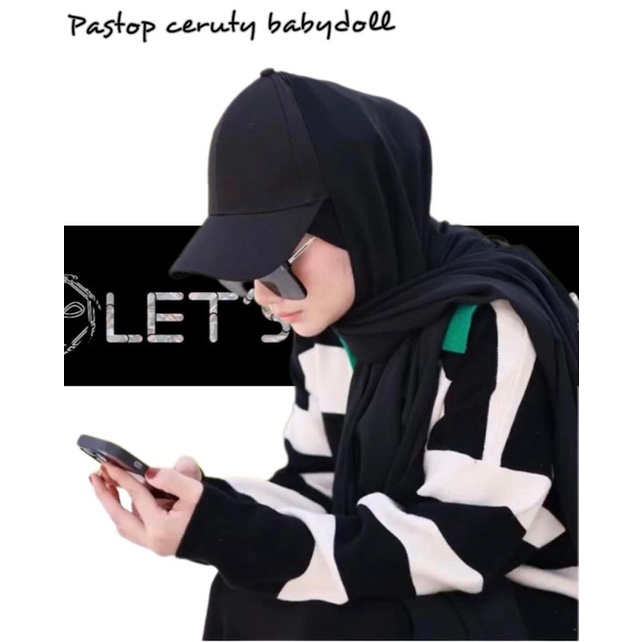 PASHMINA TOPI/NEW ARIVAL PASTOP CERUTY BABYDOLL/PASHMINA SET TOPI TERBARU DAN TERMURAH