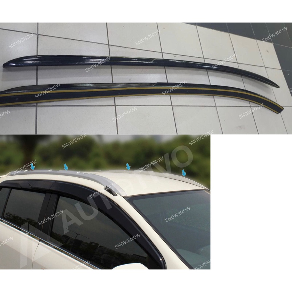 Roof Rail Agya Ayla 2012 2016 2018 2020 2022 Activo Hitam Silver Doff