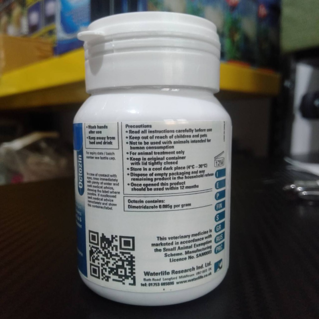 OCTOZIN WATERLIFE ISI 10 TABLET OBAT UNTUK INFEKSI PADA IKAN