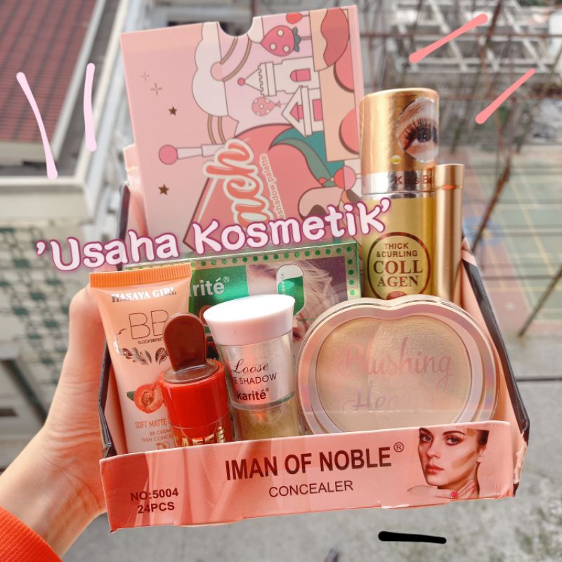 PAKET 8 IN 1 MAKEUP PEACH USAHA TERMURAH BEST PRODUCT