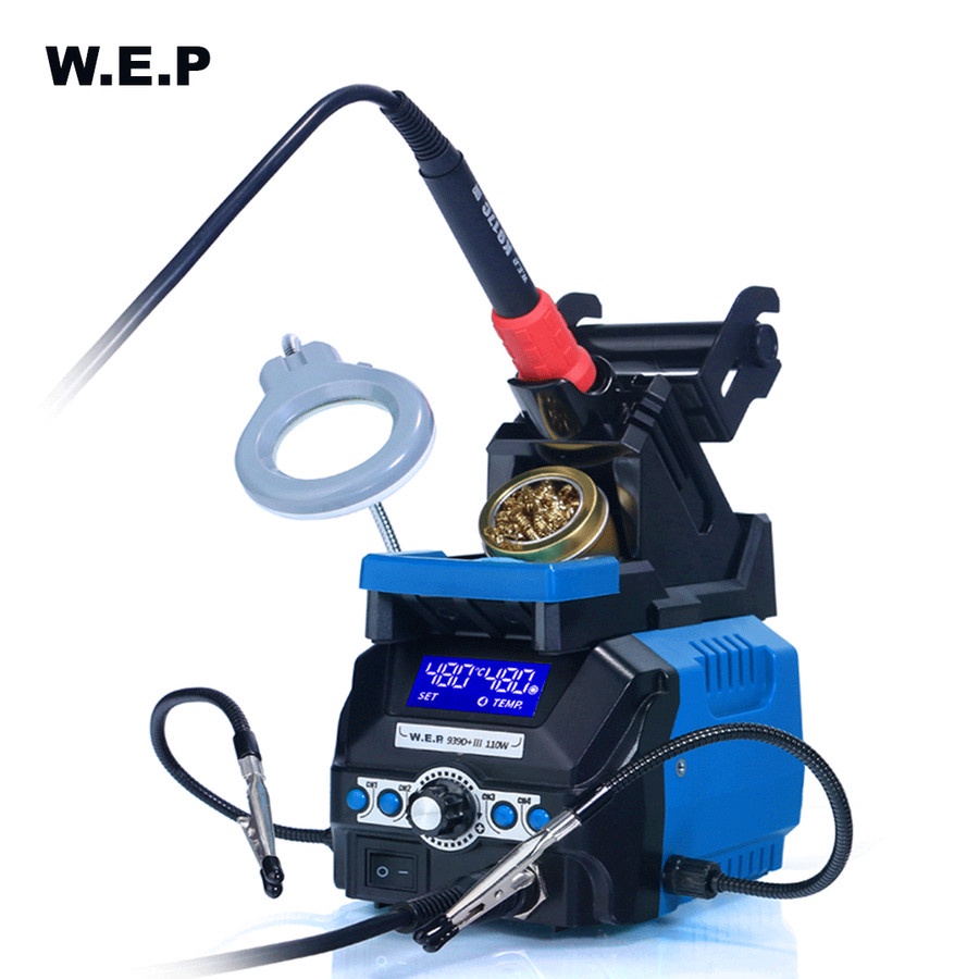 WEP 939D+ III 4in 1 Soldering Station Digital Intelligent Temperature