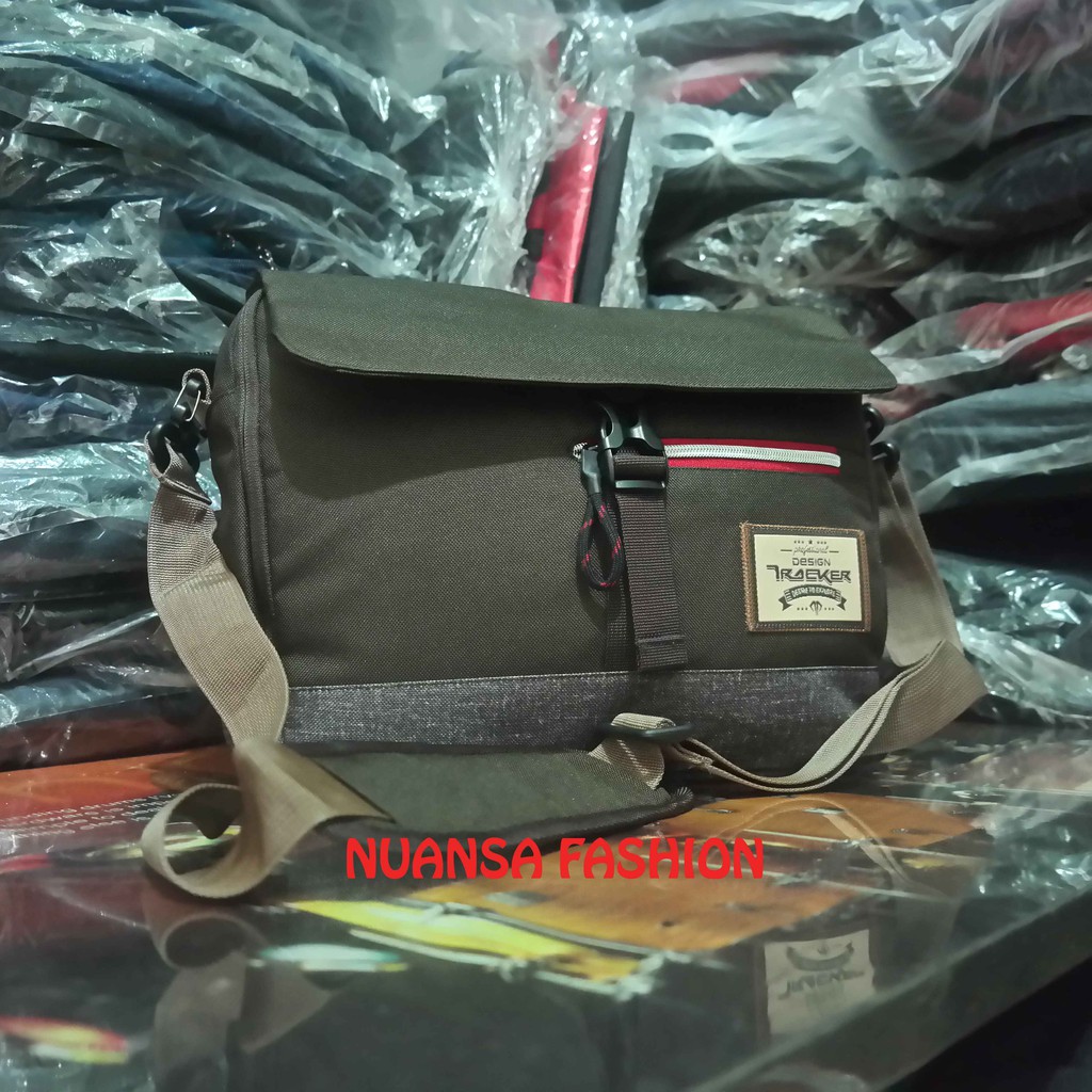 🔥BISA COD🔥 Tas Selempang Pria Wanita TRACKER 20525 Laptop 10" Original Produk