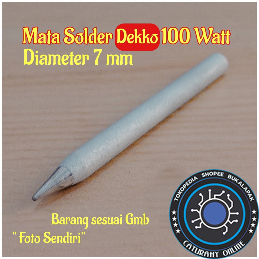 mata solder dekko 100 watt ujung tip 60 w original