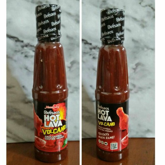 

Saus Sambal HOT LAVA VOLCANO ekstra Pedas 130 ml