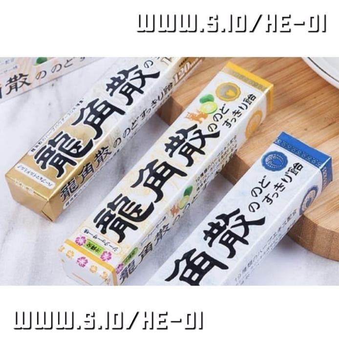 

RYUKAKUSAN THROAT REFRESHING CANDY STRIPES TYPE (PERMEN RYUKAKUSAN) - ORIGINAL