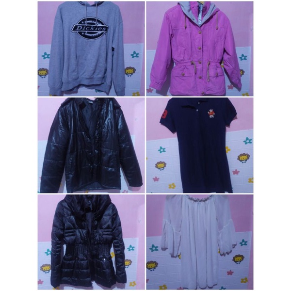 thrift jaket tebal & hoodie