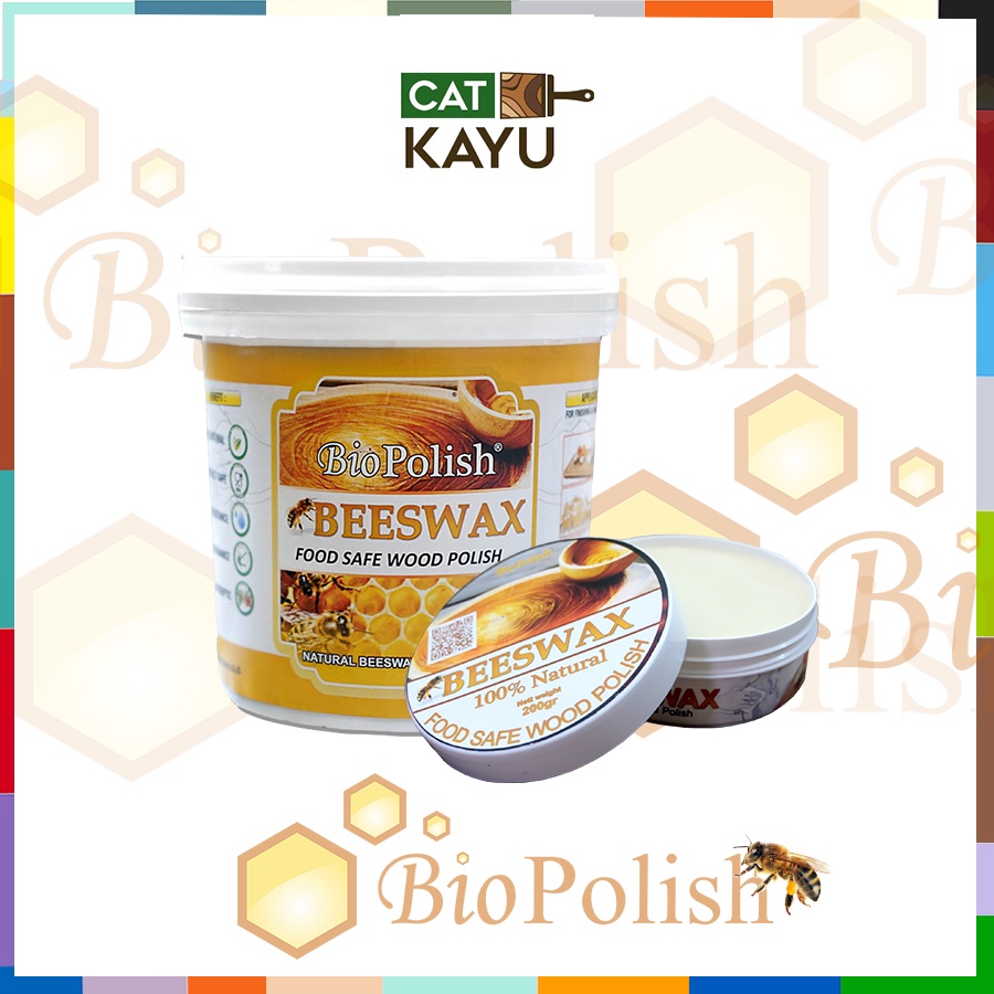 Bio Polish Beeswax 800 gram Lilin Lebah Polish Kayu Foodgrade Food Save Finishing Dari Kayu