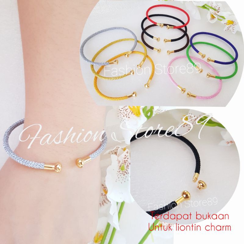 Gelang Kawat Import Elastis gelang bangle kawat import free size