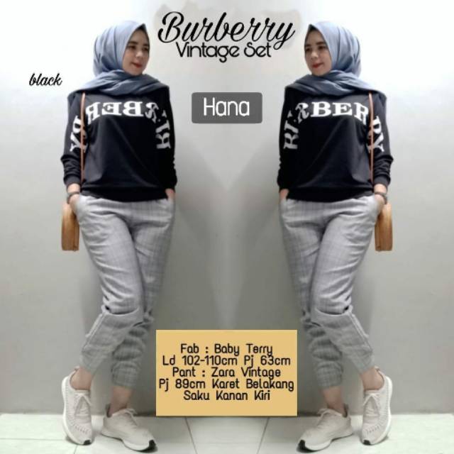 Hana Burberry Vintage Set