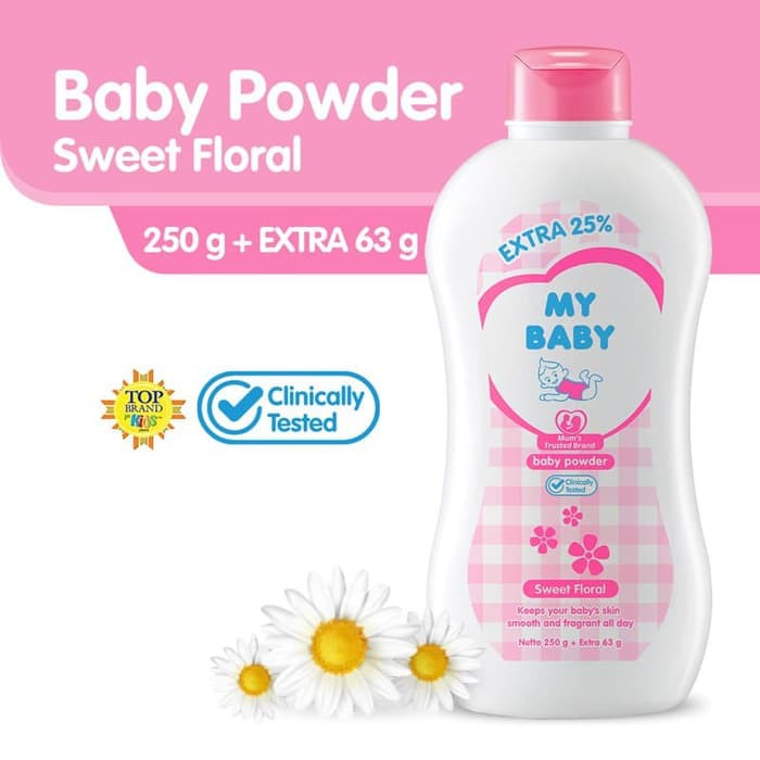 My Baby Powder 250 + 63 gr Bedak tabur bayi