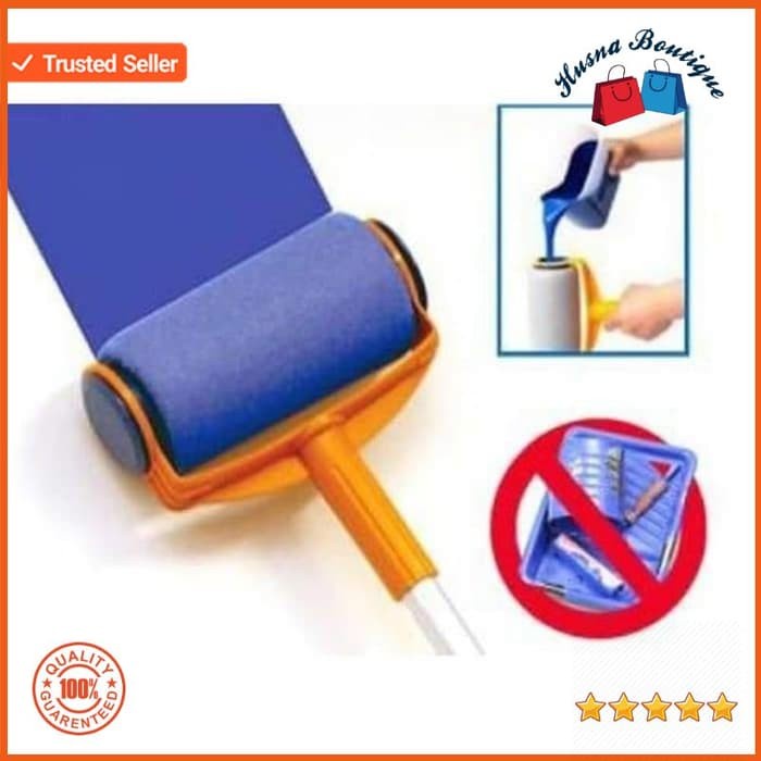 BAROKAH GAMIS Smart Paint Roll Rool Cat Kuas Ajaib ANTI REPOT tingal tuang cat