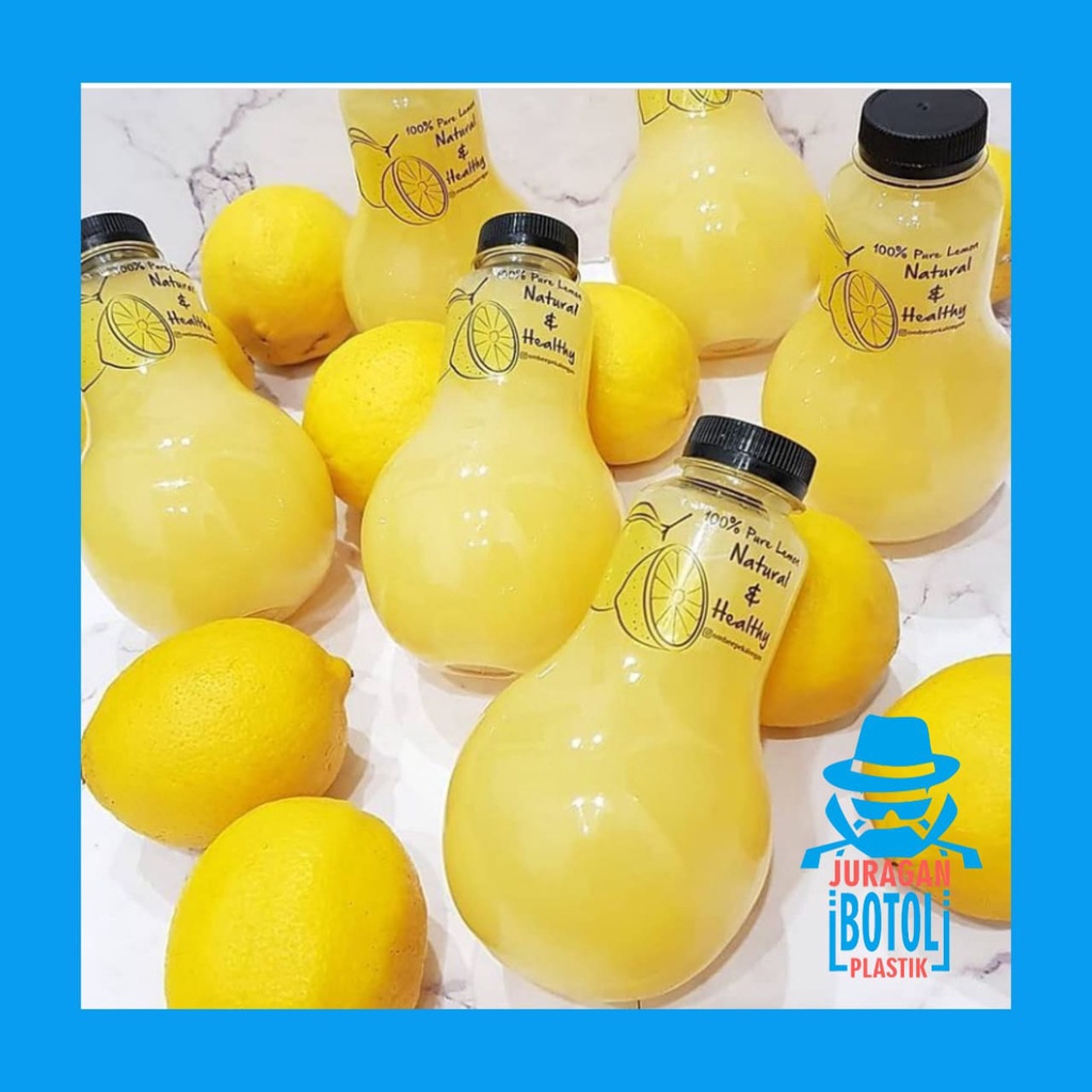 1Kg muat 32Pcs Botol Lampu 320ml, Botol Unik 3250ml, Botol Bohlam 320ml, Botol Plastik Lampu 320ml-2